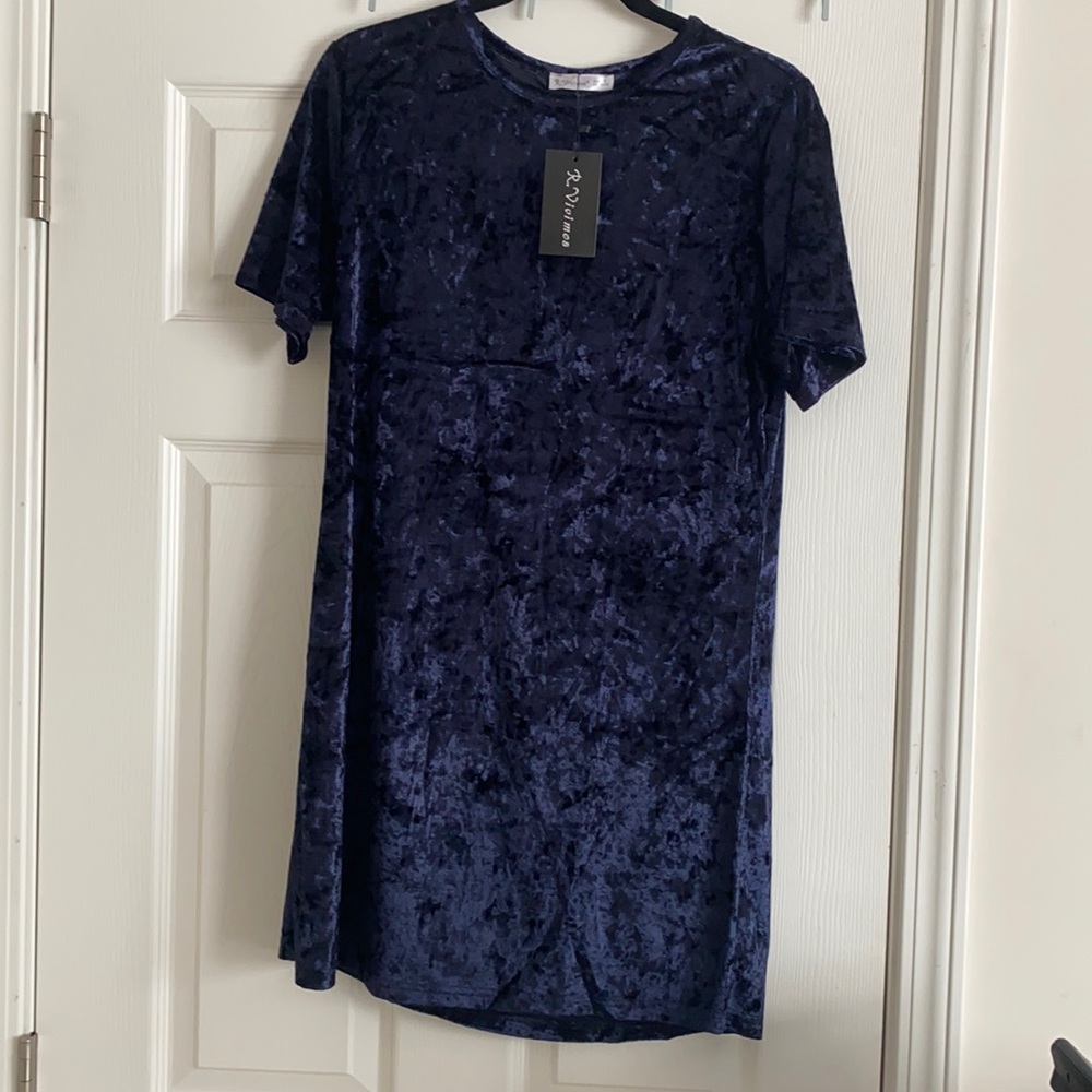 Velvet Navy dress